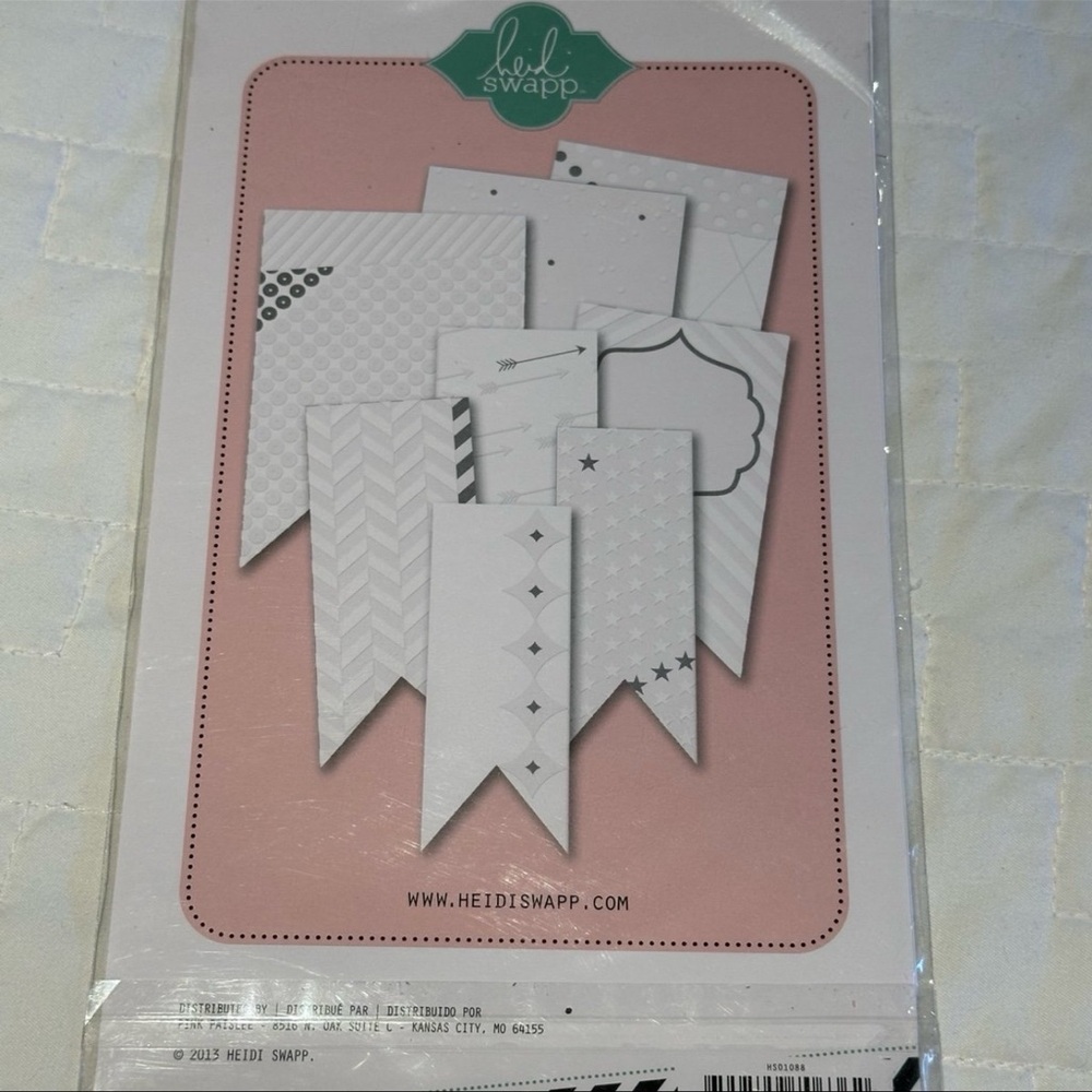 HEIDI SWAPP Bundle "YOU INK" 7 piece Embellishments NEW! Ink stamping craft $79 - Picture 4 of 12